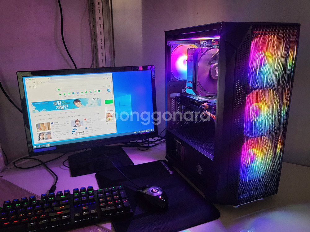 배그컴 10400F+GTX1660슈퍼 게이밍PC 판매--2
