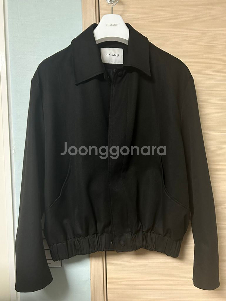 르마드 미니멀 절개 블루종--2