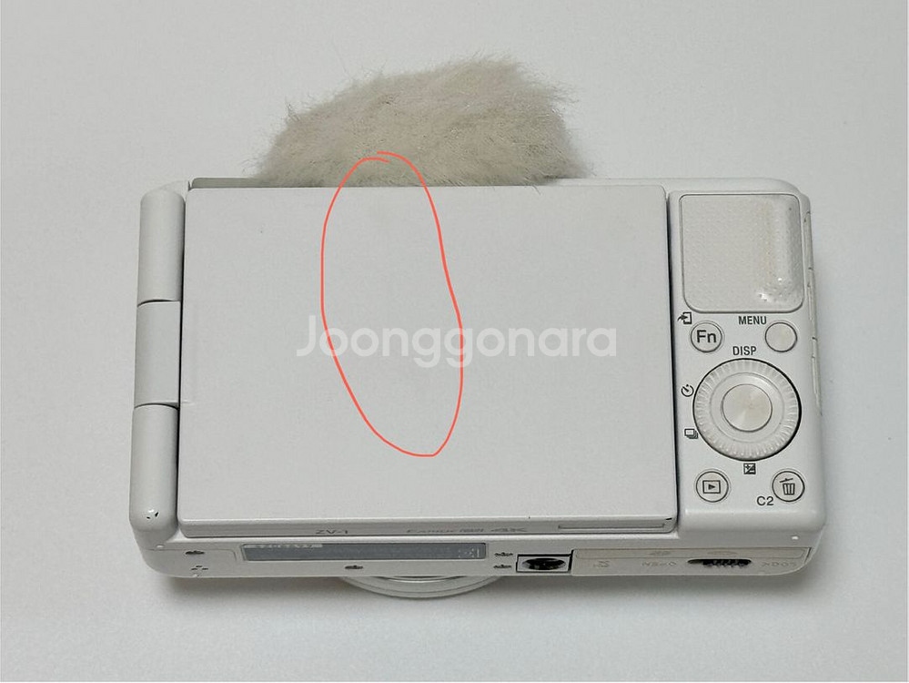 소니 zv-1 화이트 + 슈팅그립--4