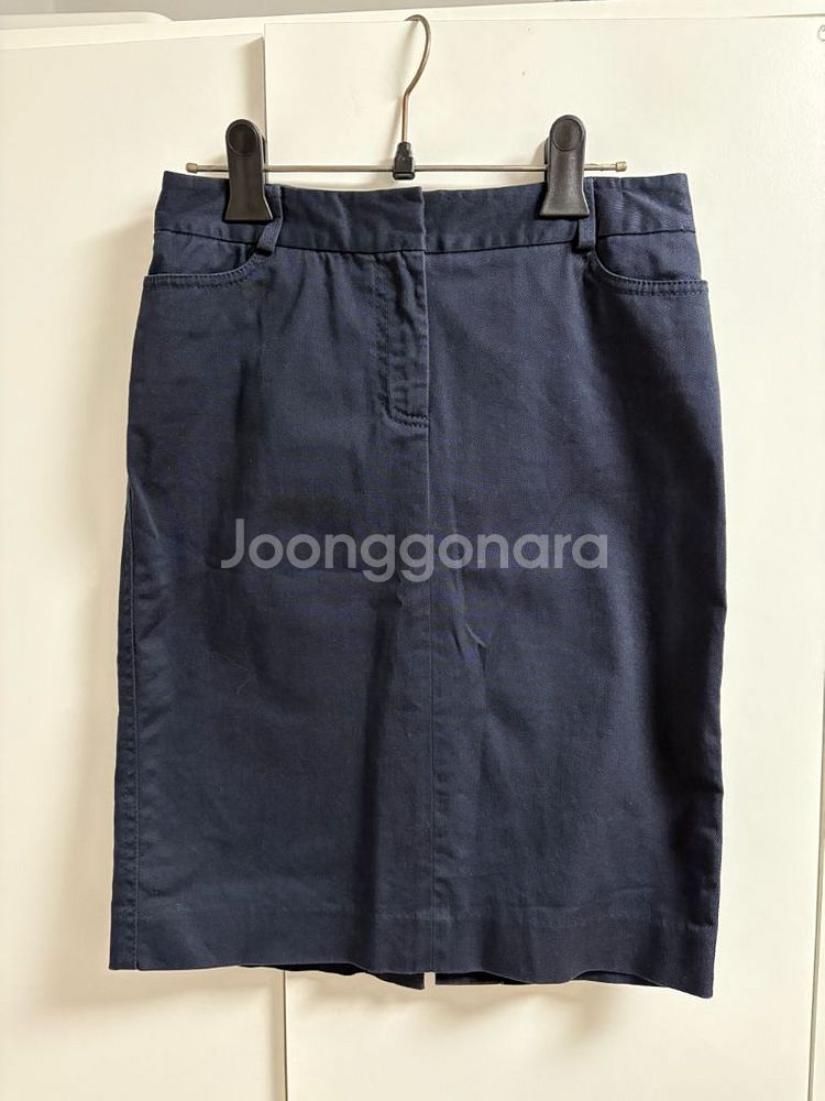 타미힐피거 네이비 스커트--0