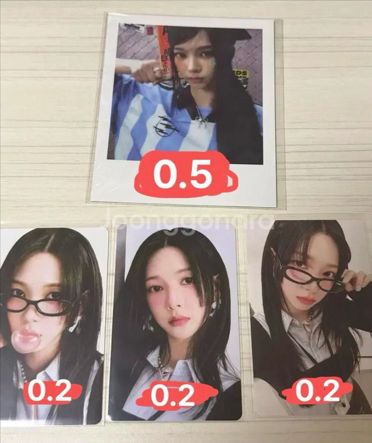 에스파 카리나 2025 시즌그리팅 포토카드, 폴라로이드--0