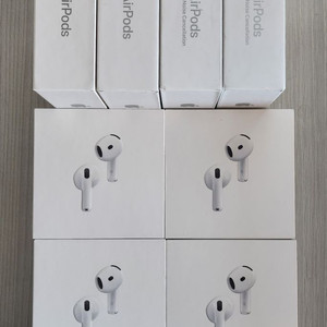 미개봉 에어팟4 노이즈캔슬링 에어팟4 에어팟4노캔