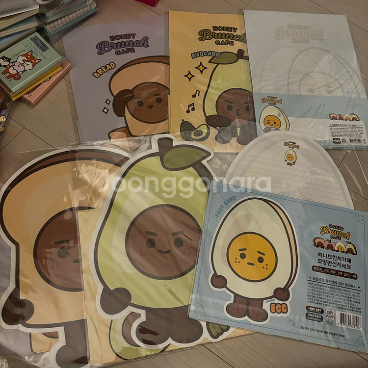 카나헤이, 시바견, 애니롤즈 떡메모지 투명슬림사각파우치--2