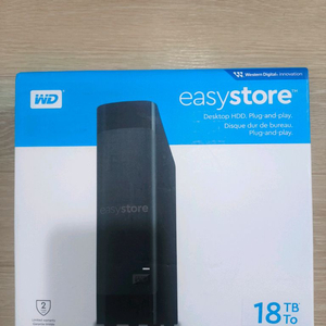 WD HDD외장하드 18tb 미개봉