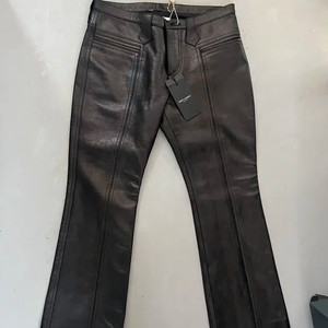 staint Laurent 생로랑 가죽바지 36FR