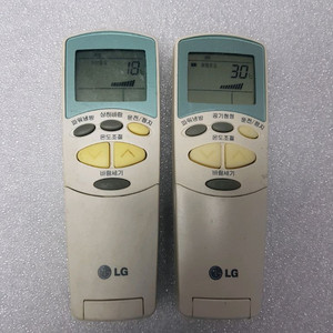 LG 에어컨 리모컨 2개 입니다