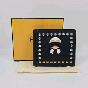 펜디 칼라거 펠트 반지갑
