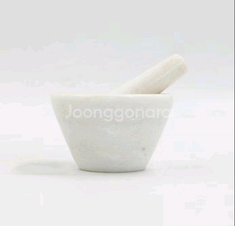 용량 150ml 작은 사이즈 천연 대리석 돌절구(새상품--1