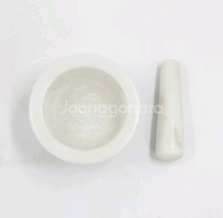 용량 150ml 작은 사이즈 천연 대리석 돌절구(새상품--4