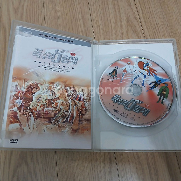 DVD KBS 성우 더빙 포함 갓차맨 독수리5형제 4--2