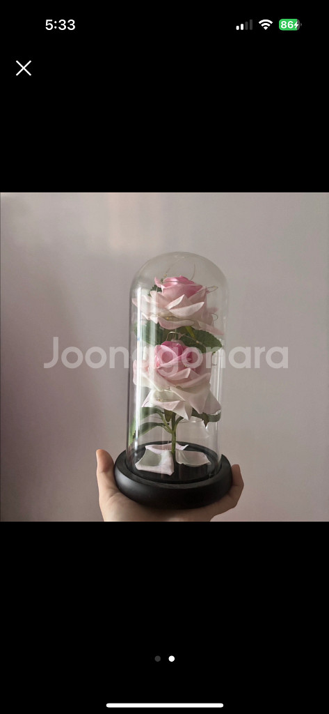 새상품 은은하고 예쁜 장미 무드등--1