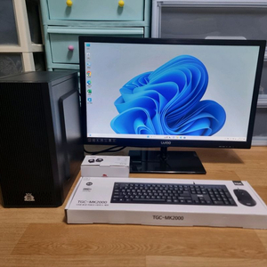 사무용 컴퓨터 세트 팝니다 PC.데스크탑
