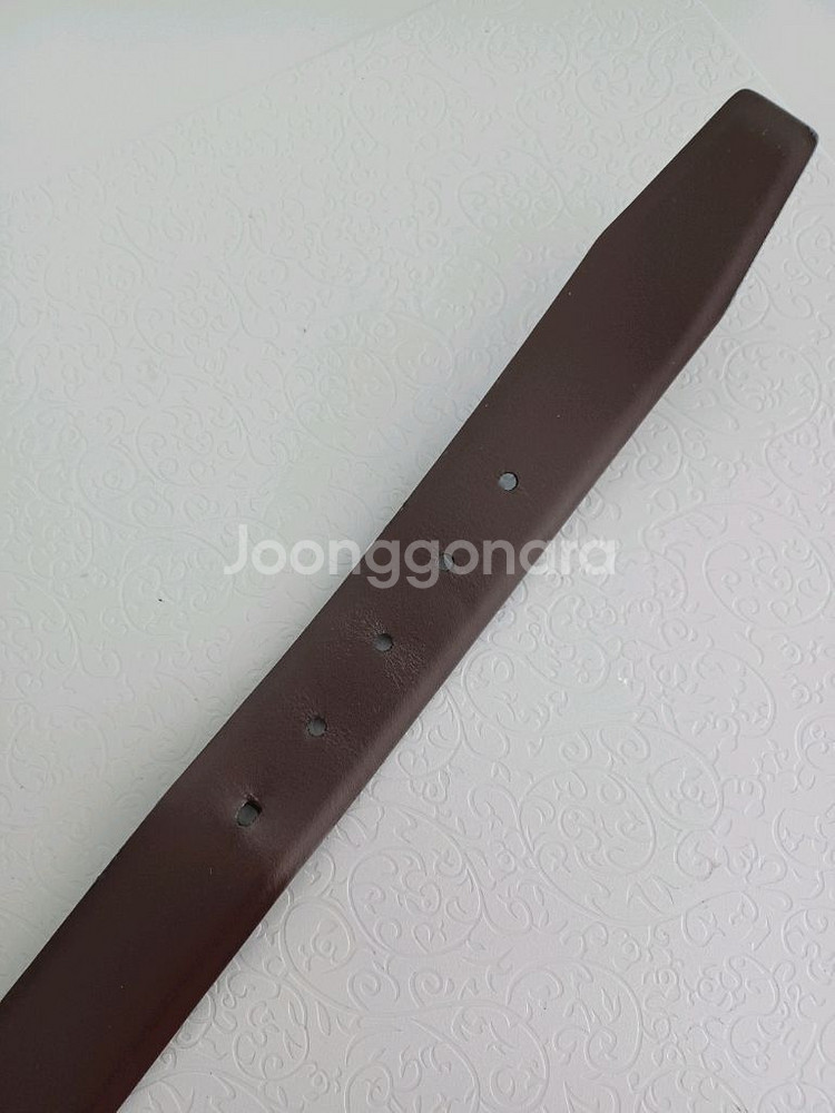 발리 금장 가죽벨트 정품--3