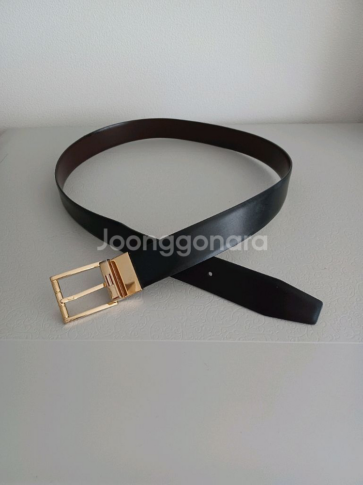 발리 금장 가죽벨트 정품--7
