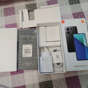 미사용 새제품 ㅡ 홍미노트13 ㅡ 8램 256기가