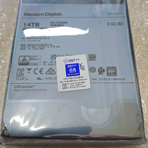HC550 7200/512M 14TB 미개봉
