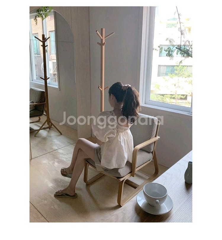 1+1 스퀘어넥블라우스 퍼프소매블라우스 스퀘어넥펀칭블라--8