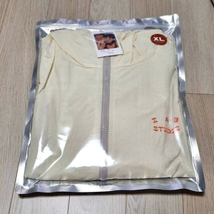 아이앱 트랙 자켓 화이트 오렌지 XL 새상품