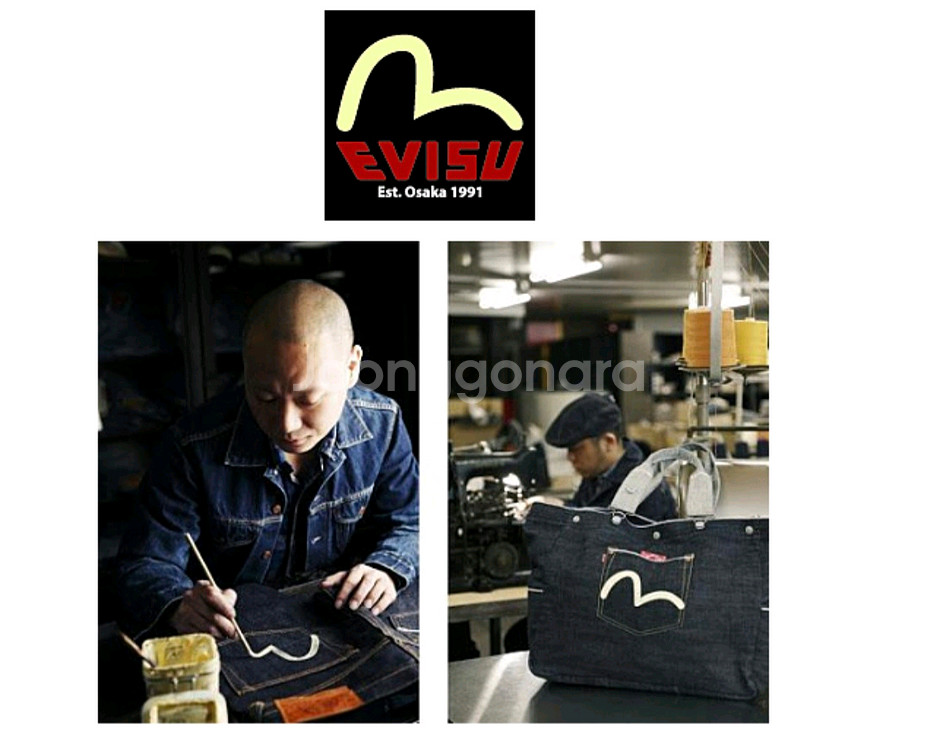 일본판 EVISU 에비수 코튼 100% 반바지 에--8