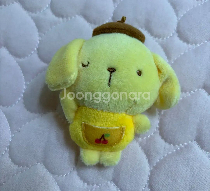 산리오 폼폼푸린 인형 뱃지--0