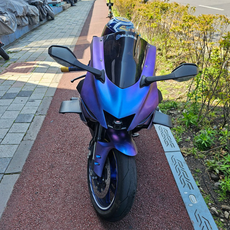 19년식 야마하 r6 아크라 정품 풀배기 구변완 이미지