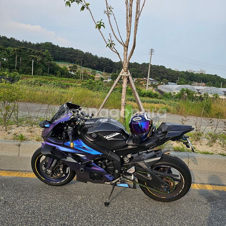19년식 야마하 r6 아크라 정품 풀배기 구변완--0