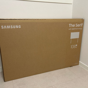 삼성 The Serif 108cm 새상품(미사용)