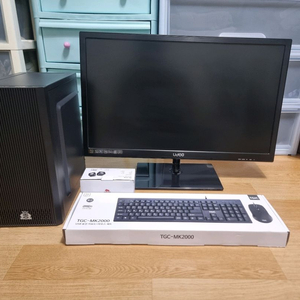 사무용 컴퓨터 세트 팝니다 PC.데스크탑.인강.유튜브