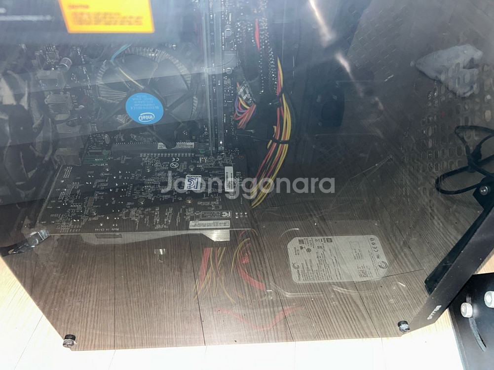 컴퓨터 세트(본체, 삼성 모니터, 로지텍 마우스g502--2