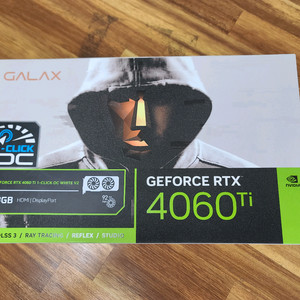 미개봉)갤럭시 RTX 4060ti 화이트 그래픽카드