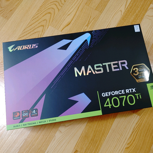 기가바이트 4070Ti 어로스 마스터