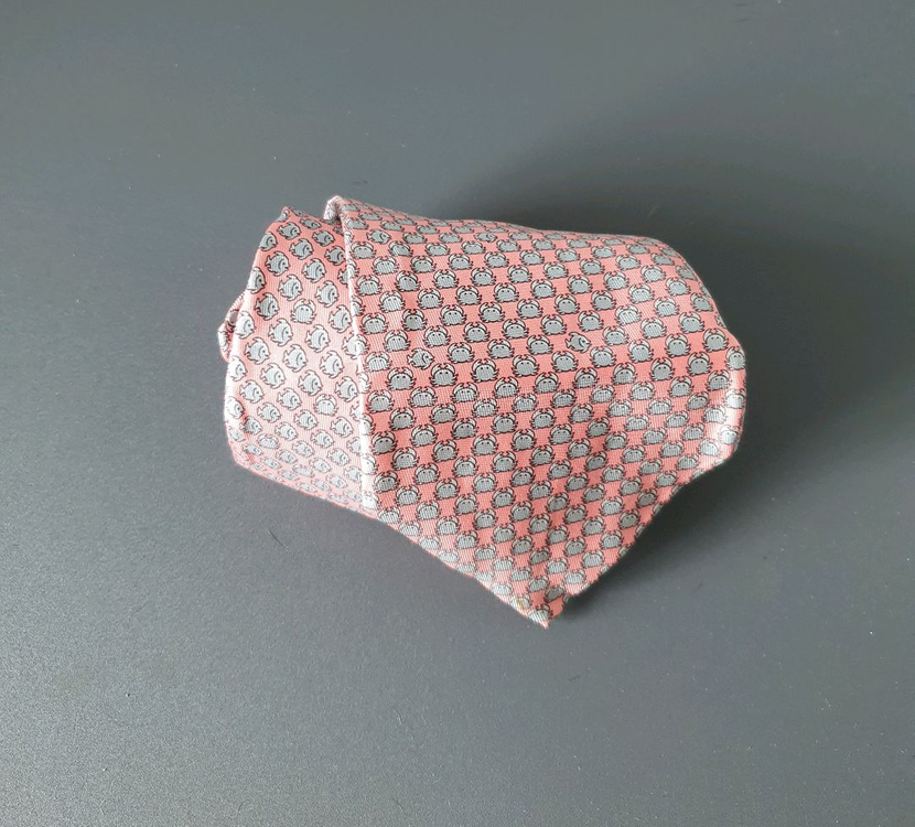 HERMES 에르메스 넥타이)정품--2