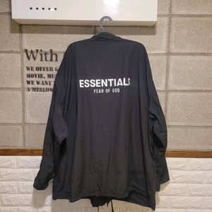 피어오브갓 에센셜 백로고 코치자켓 XL 이미지