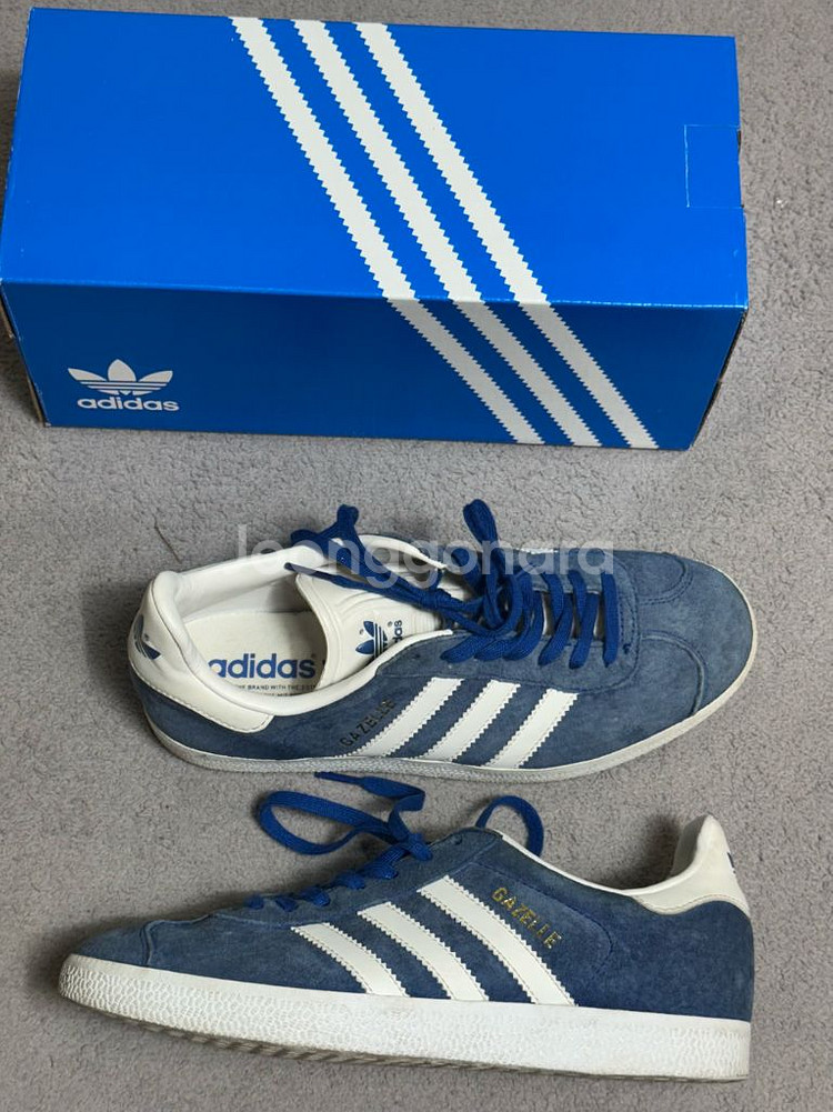 ADIDAS Gazelle 아디다스 가젤 블루 컬리지에--0
