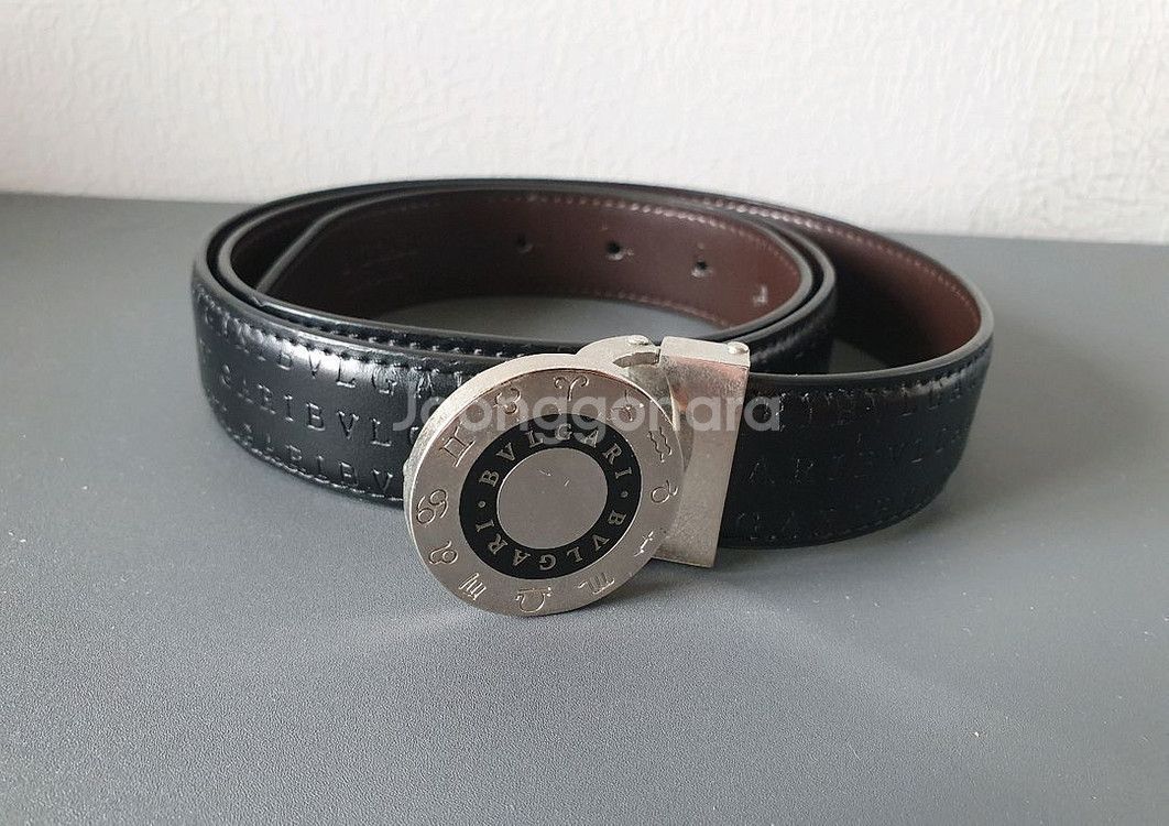 BVLGARI 불가리 가죽벨트)정품--1