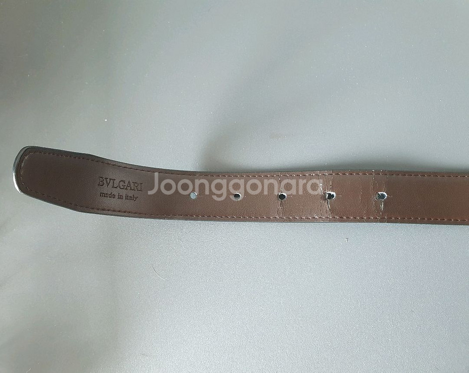 BVLGARI 불가리 가죽벨트)정품--5
