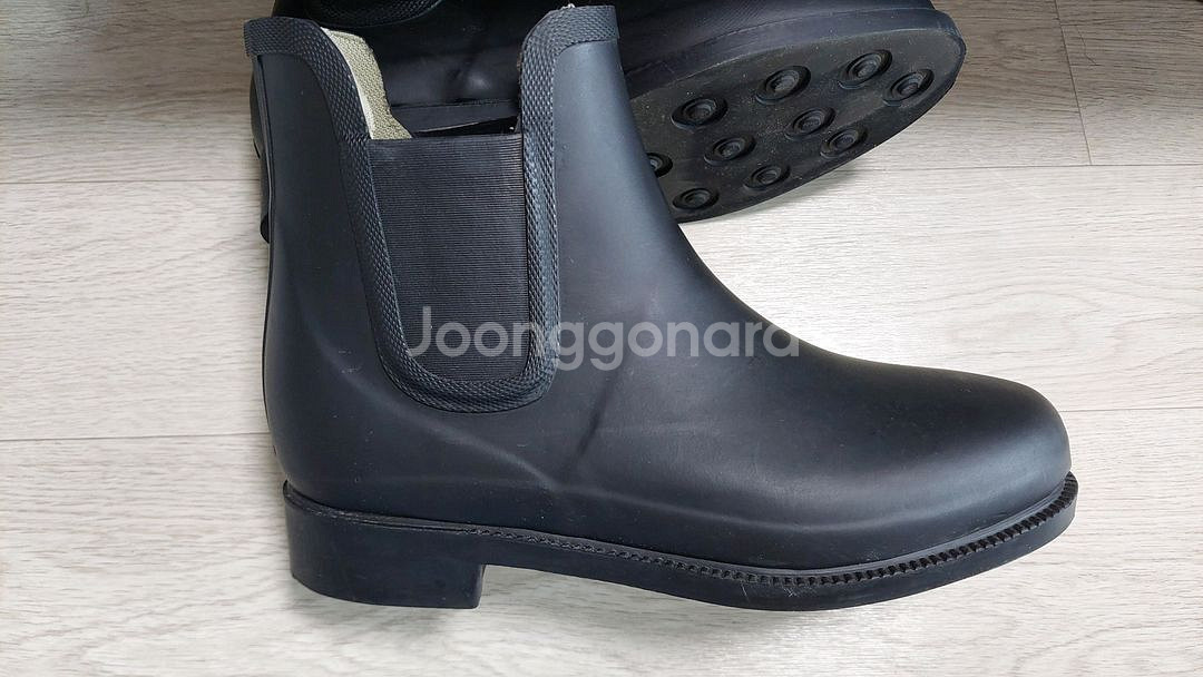 무인양품 무지 남성 레인부츠--0