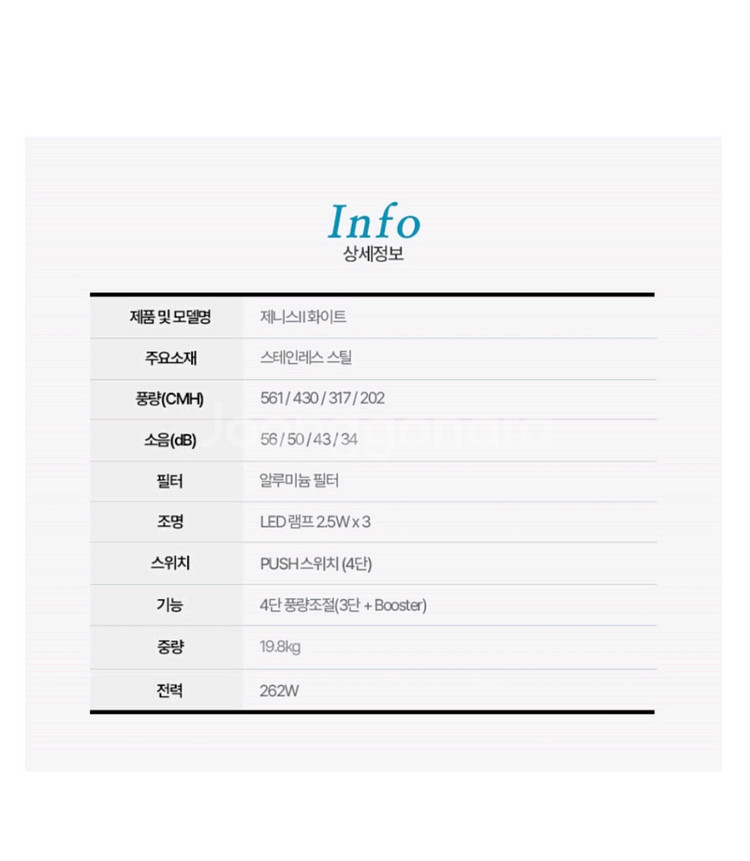 [미개봉]하츠정식수입 엘리카제니스2후드화이트+전동댐퍼--1