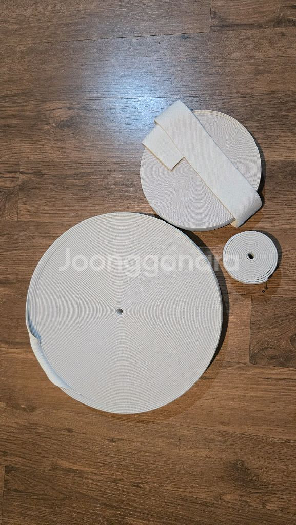 의류용 바지고무줄 허리고무밴드 4cm, 3cm--0