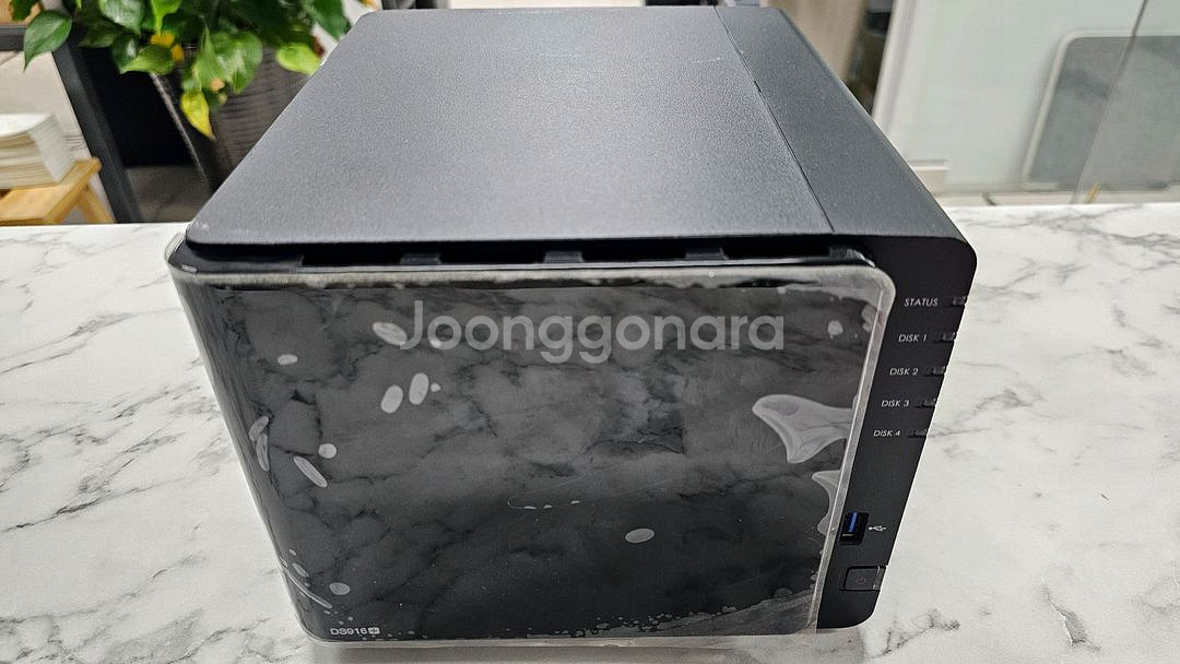 시놀로지 DS916+ NAS 8GB 64TB 풀박스--4