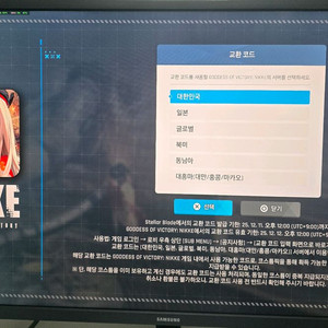 스텔라블레이드 니케 홍련 코드 팝니다.