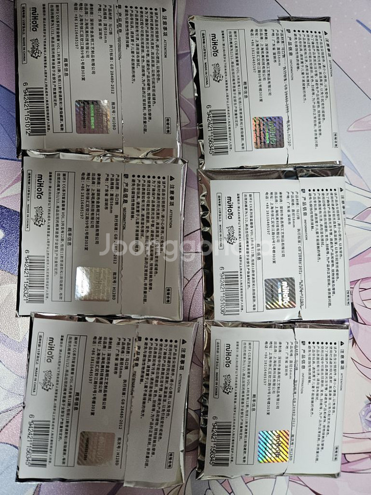 붕괴3 공식 빌브이 & 사쿠라 뽑기형 캔뱃지 일괄판매--7