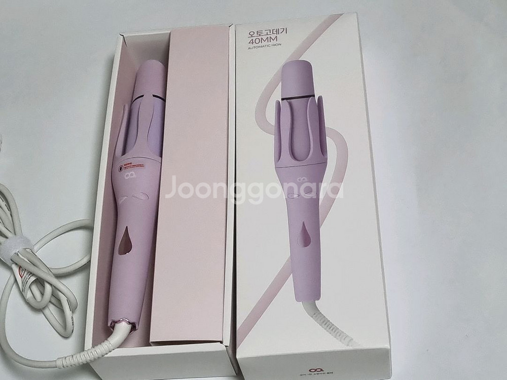 오아 오토 봉 고데기 40mm 퍼플 팝니다--0