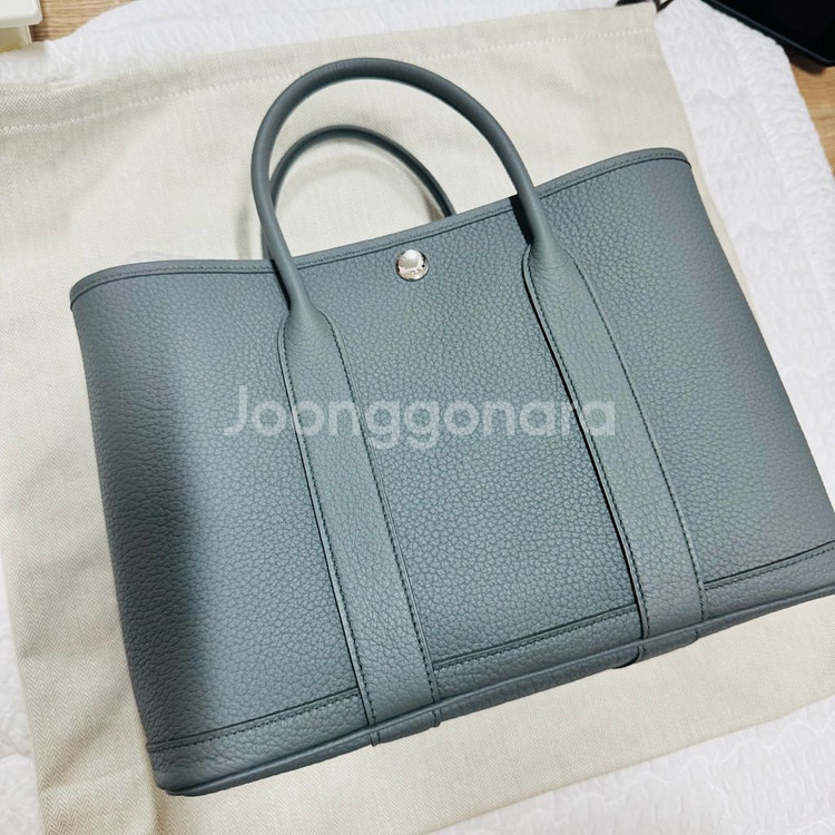 (새상품) 에르메스 정품 가든파티30 베르 아망드--0