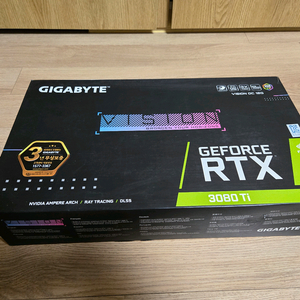 기가바이트 비전 3080ti 글카 팝니다