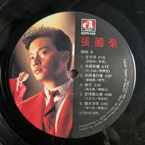 장국영 lp판