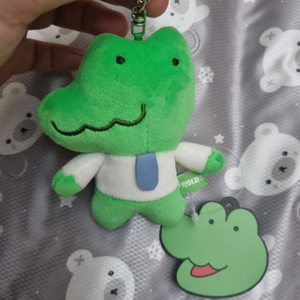 악어과장 키링 인형 가방걸이 악어 인형 동물인형