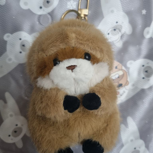 코커짱인줄 우소우소짱 다크브라운 12cm 키링 인형