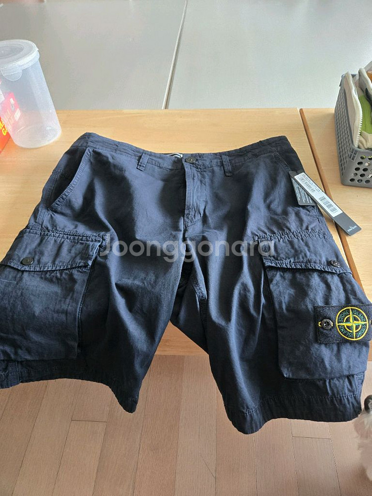 스톤아일랜드 카고 반바지 L새상품--0