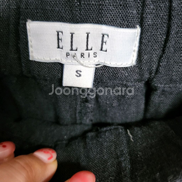 189) 엘르 ELLE 여성 마 바지--5